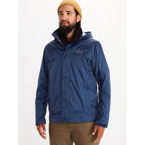 Marmot PreCip Eco Jackets - Mens Rain Jacket Navy CA4385916 Canada